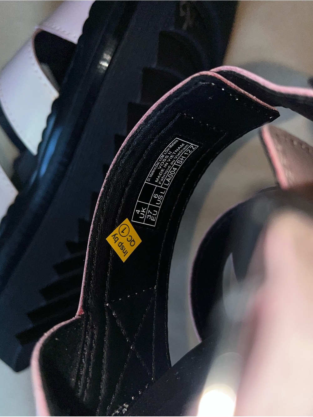 NEW Dr. Martens Pink Holographic Sandals - Picture 6 of 9